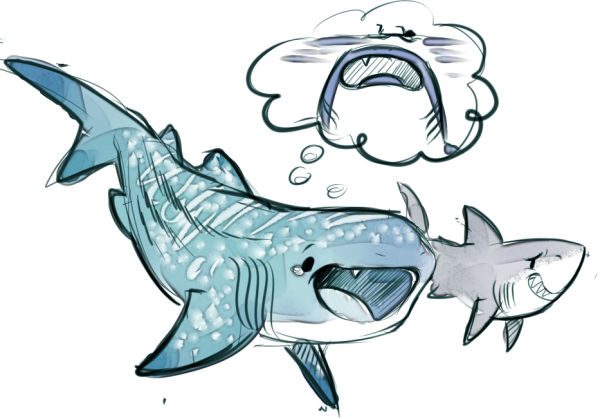 Акула в иллюстраторе
