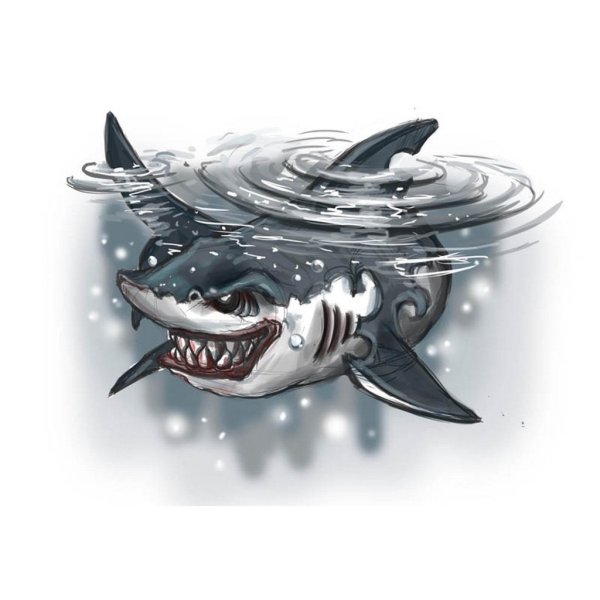 Акула эскиз