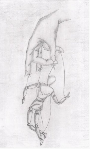 Марионетка рисунок