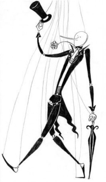 Марионетка эскиз