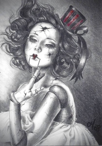 Кукла марионетка для рисования