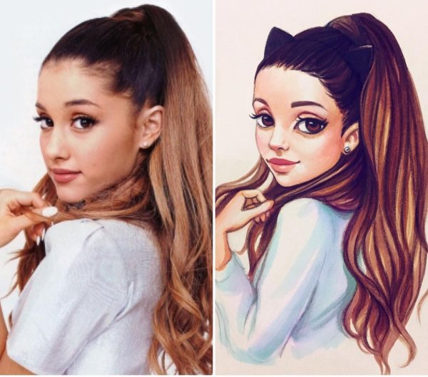 Красивые девушки карандашом