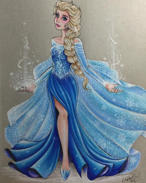 Диснеевские принцессы в красивых платьях