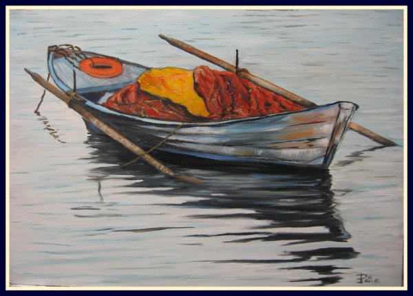 Зарисовки лодок на воде