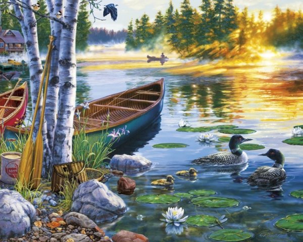 Даррелл Буш картины заката