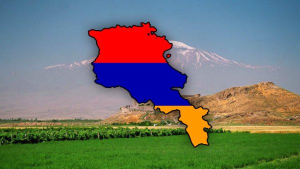 Флаг Армении с Араратом