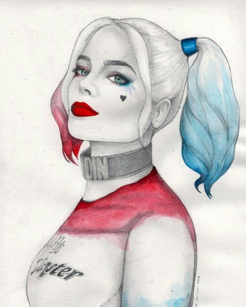 Харли Квинн рисунок
