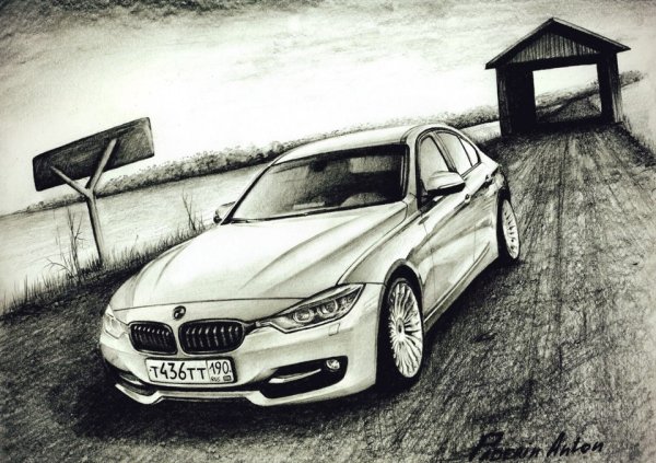 BMW f30 drawing