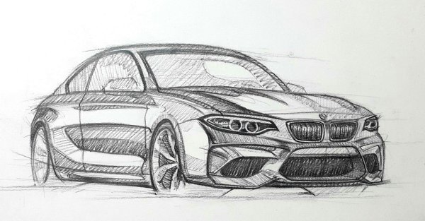 BMW m5 скетчи