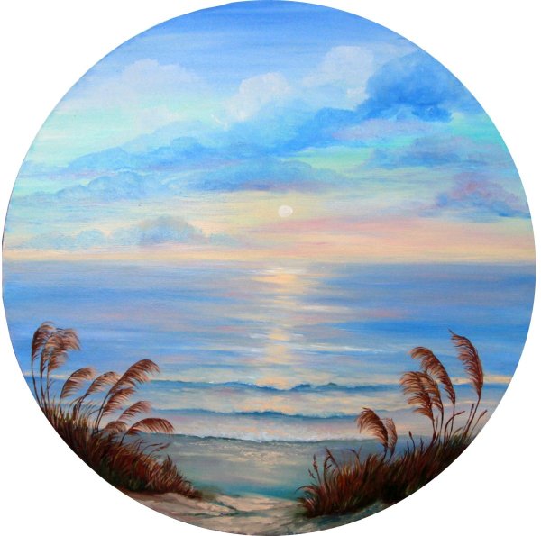 Круглые цветные птички