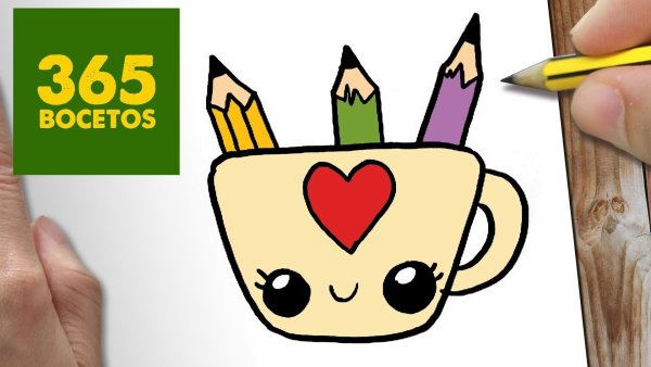 Рисунок для срисовки легкий кавайные