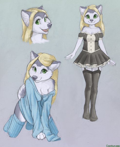 Лёгкий стиль рисования фурии