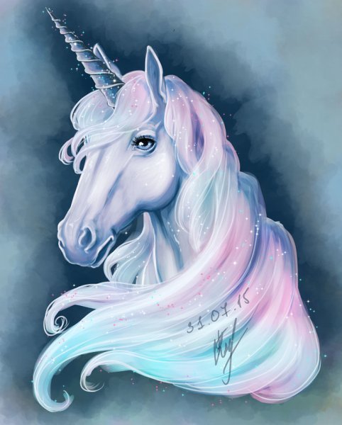 Единорог рисунок