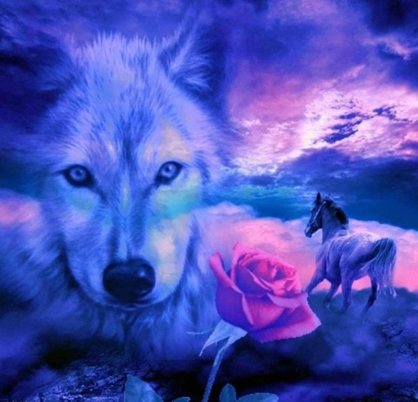 Carol Cavalaris белый волк