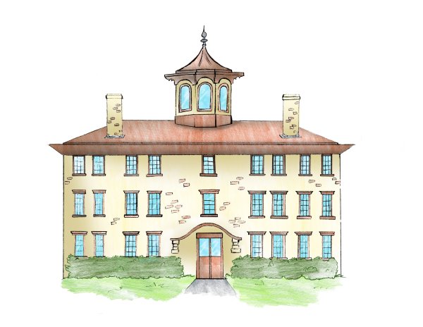 Нарисовать здание