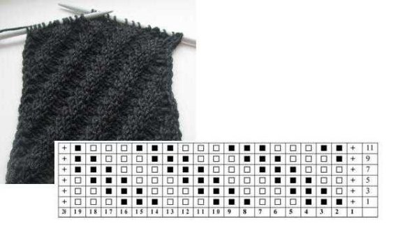 Шарфик крючком для женщин схемы вязания для начинающих