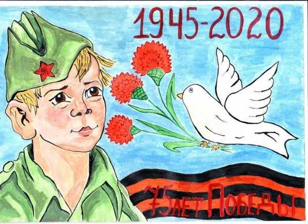 Лёгкие рисунки на 9 мая