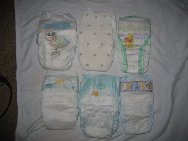 Подгузники для новорожденных с рисунками