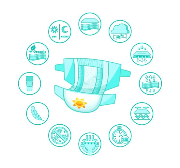 Памперс значок