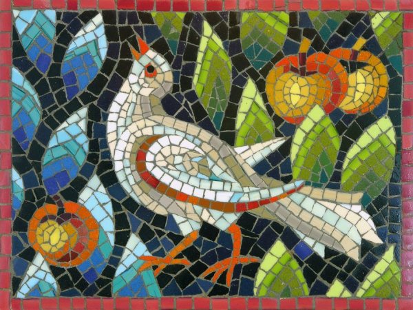 Флорентийская мозаика витраж