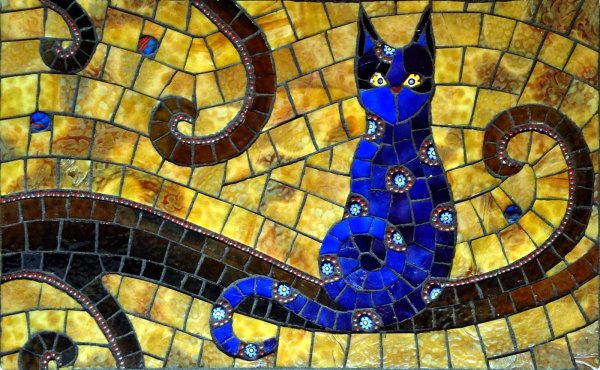 Мозаичная кошка