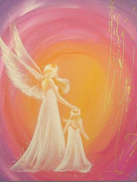 Ангел пастелью