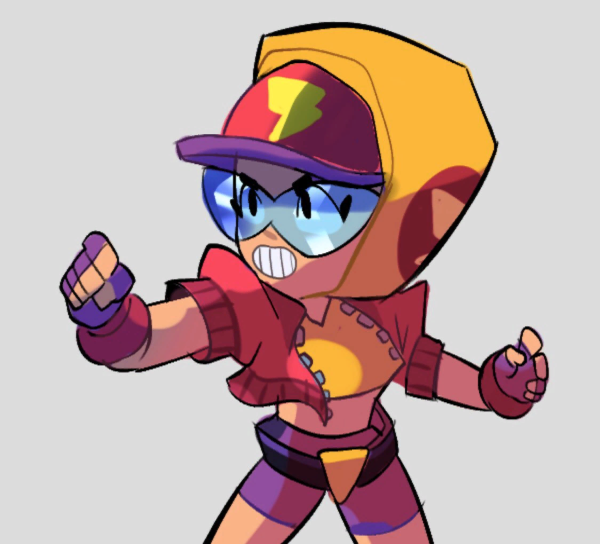 Спайк арт Brawl Stars