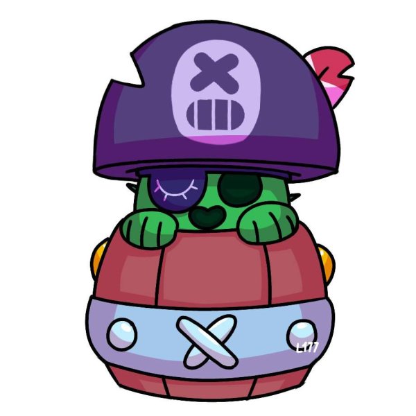 Леон рисунки Brawl Stars