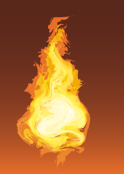 Огонь рисунок