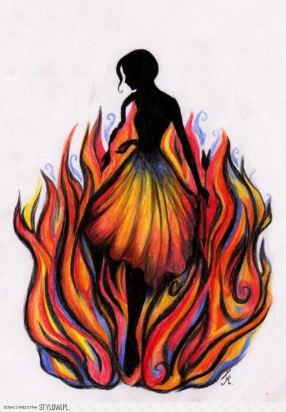 Туториал рисования огня