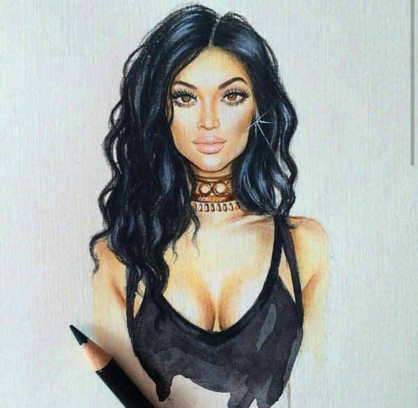 Нарисовать девушку