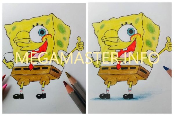 Спанч Боб рисунок легкий