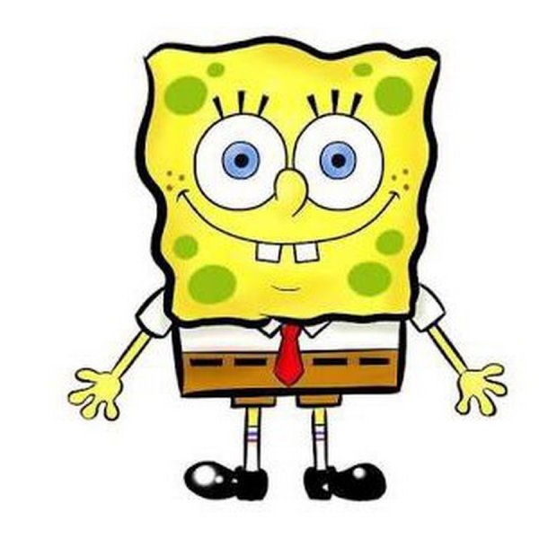 Как нарисовать губку Боба поэтапно