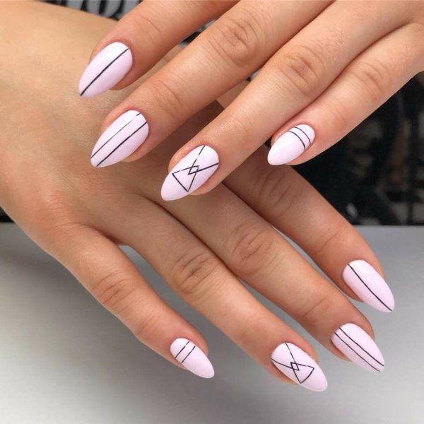 Красивый маникюр на короткие ногти