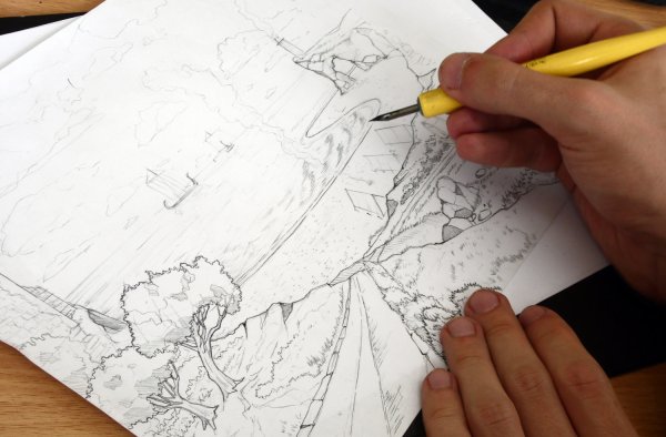 Лёгкие рисунки для срисовки карандашом