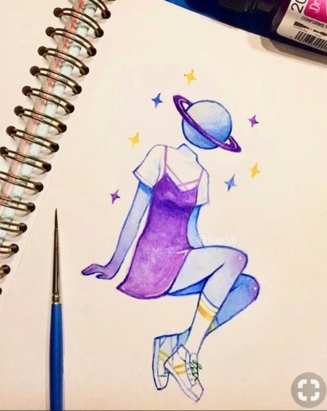 Рисунки акварелью для начинающих для срисовки