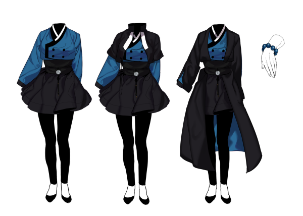 Одежда Геншин референс