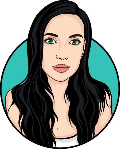 Портрет в векторном стиле