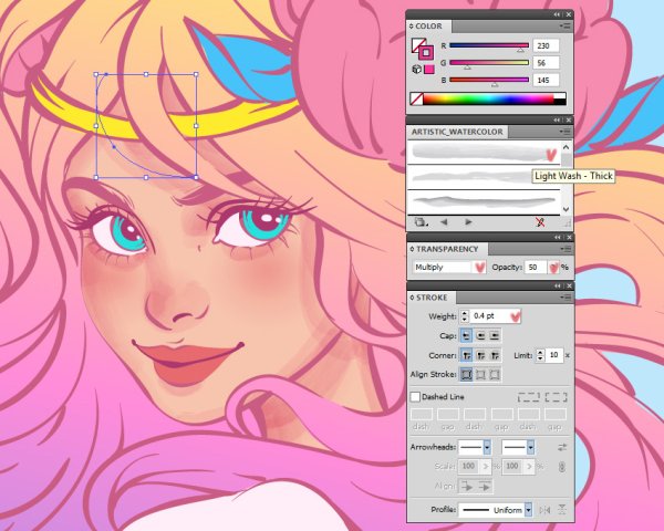 Рисунки в адобе иллюстраторе