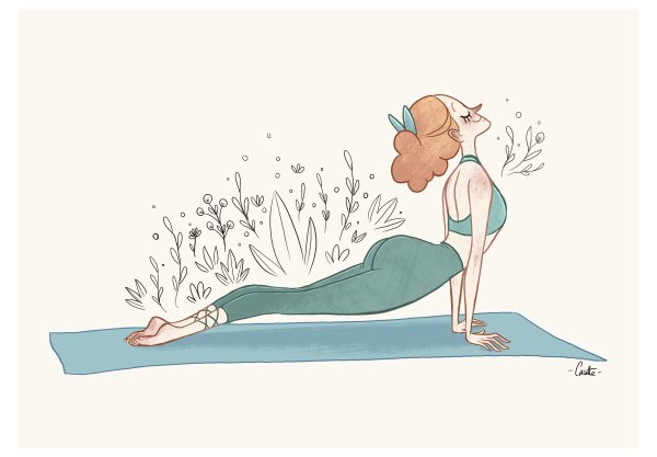 Йога рисунок