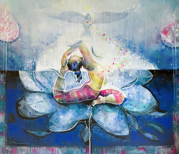 Медитация иллюстрация