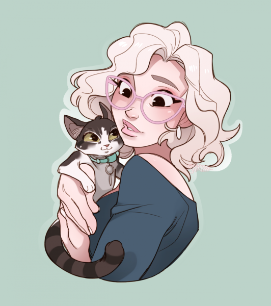 Кошка Ульяна арт