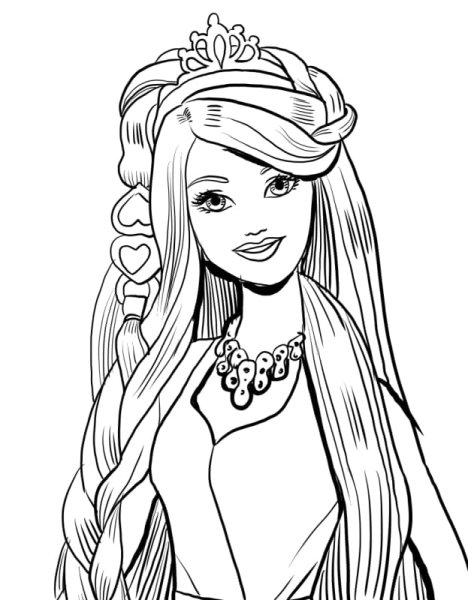 Раскраски Барби фашионистас