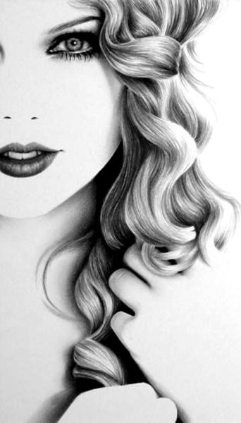 Девушка рисунок