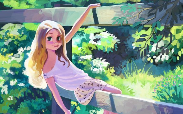 Девушка рисунок