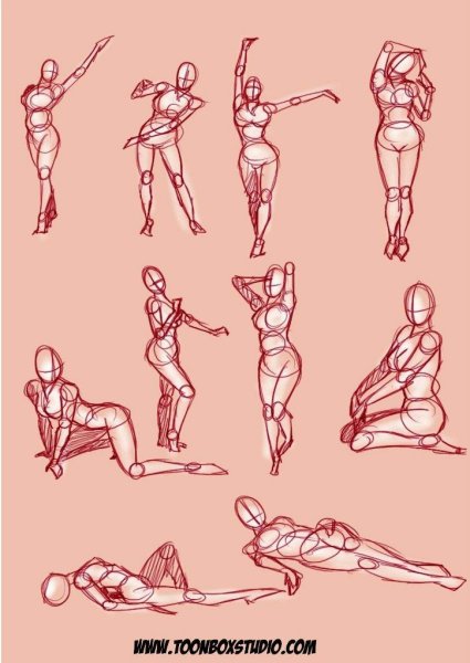 Туториал позы референс