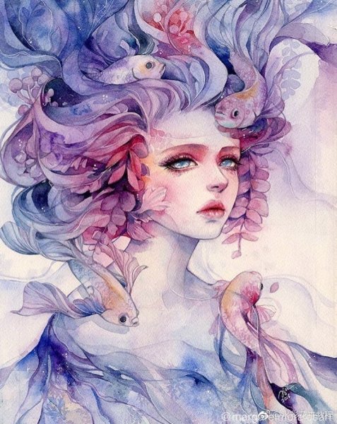 Margaret morales акварель