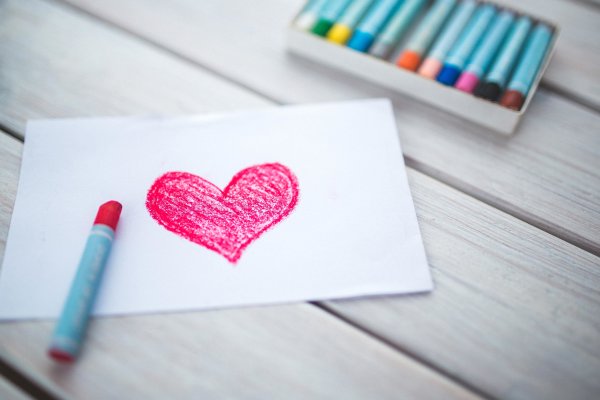 Сердце для срисовки