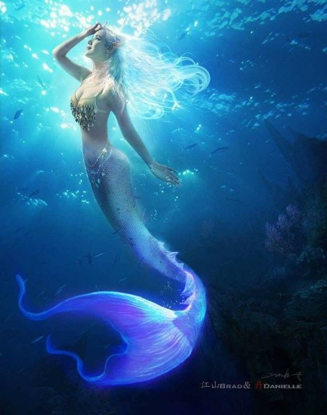 Алмазная мозаика Русалка