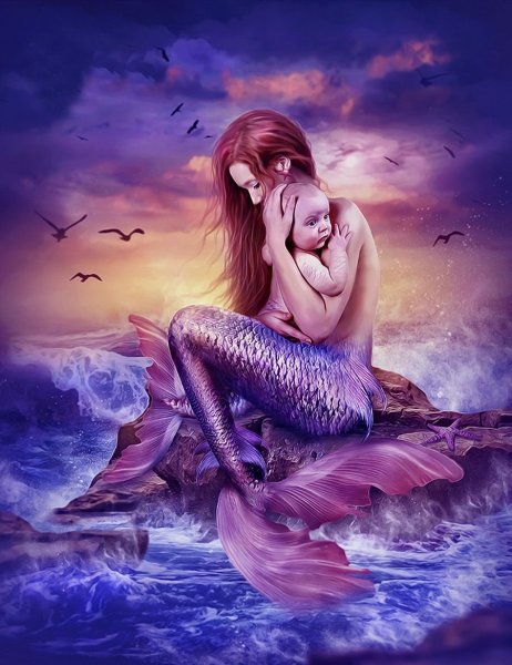 Морская нимфа океанида